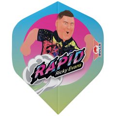Ricky Evans Cartoon No.2 - Dart Flights