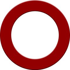 Dartbord Surround Rood