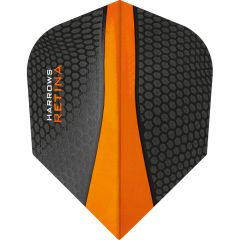 Harrows Retina Flight Zwart / Oranje | No.6
