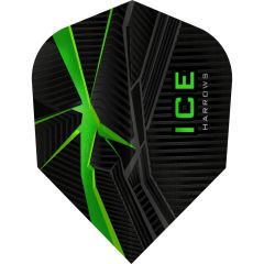 Harrows ICE Recut Green - Dart Flights