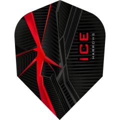 Harrows ICE Recut Red - Dart Flights
