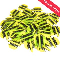 Ruthless Panel Flight Transparant Yellow - Dart Flights | STD