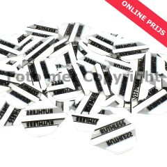 Ruthless Panel Flight Transparant White - Dart Flights | STD