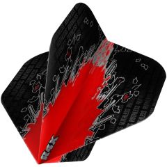 Ruthless R4X High Impact Black Red - Dart Flights