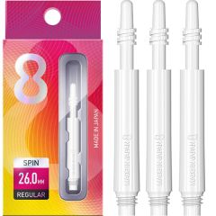 8 Flight Shaft Target Wit Midi | 26mm SPINNING
