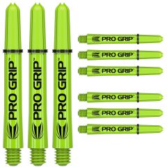 Target Pro Grip 3 Set Lime Green - Dart Shafts